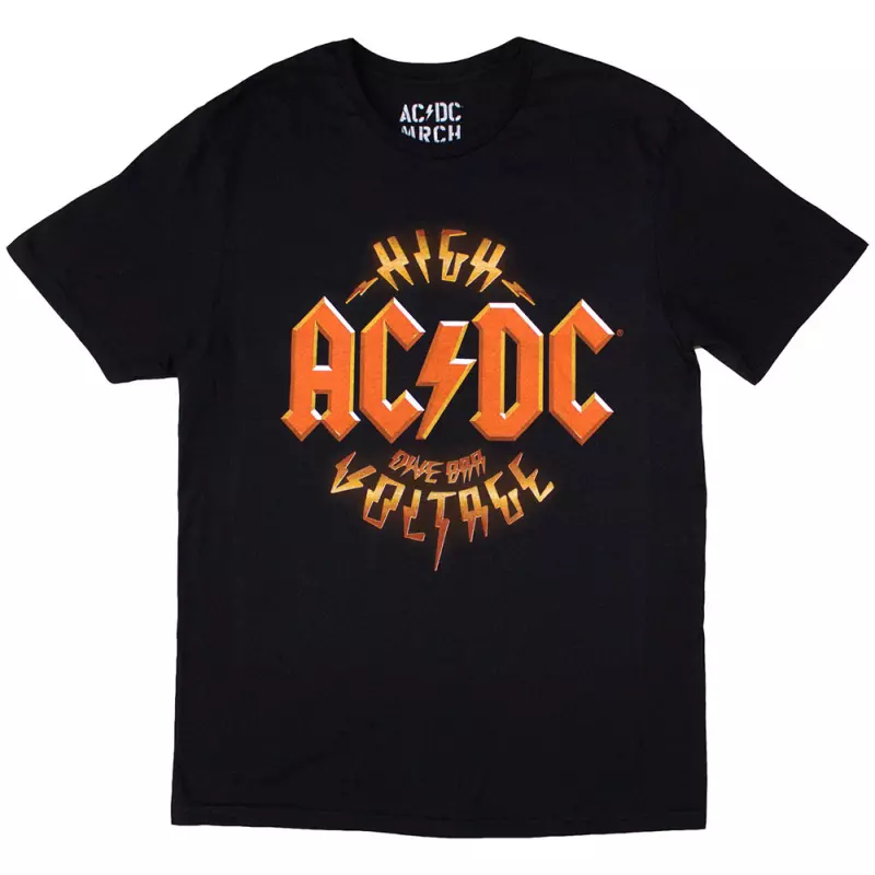 Ac/dc Unisex T-shirt: High Voltage Dive Bar (back Print & Ex-tour) (x-large) XL