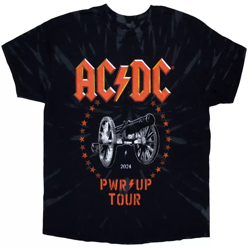 Ac/dc Unisex T-shirt: Pwr-up Tour '24 Cannon (ex-tour) (xx-large) XXL