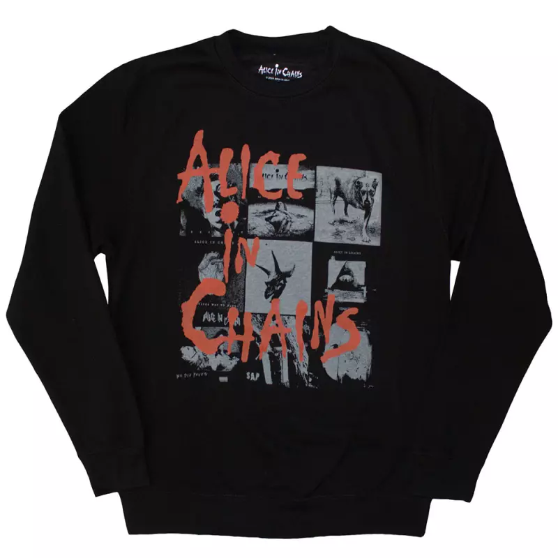 Alice In Chains Unisex Sweatshirt: Albums Montage (medium) M