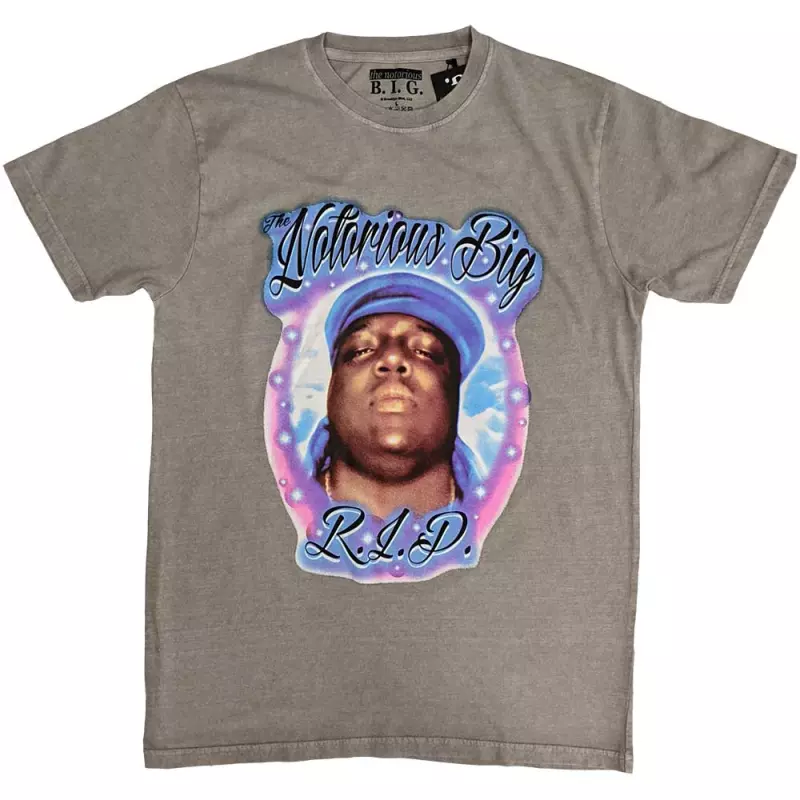 Biggie Smalls Unisex T-shirt: Rip Airbrush (large) L