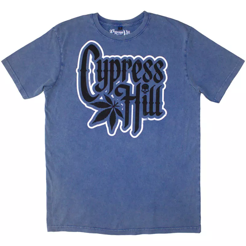 Cypress Hill Unisex Stone Wash T-shirt: Logo (medium) M