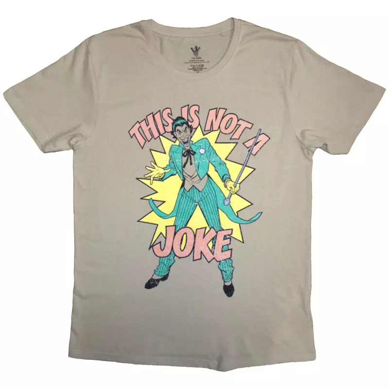 Dc Comics Unisex T-shirt: This Is Not A Joke (medium) M