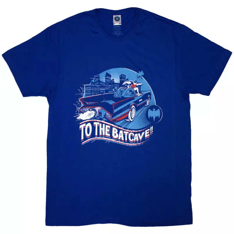 Dc Comics Unisex T-shirt: To The Batcave (large) L