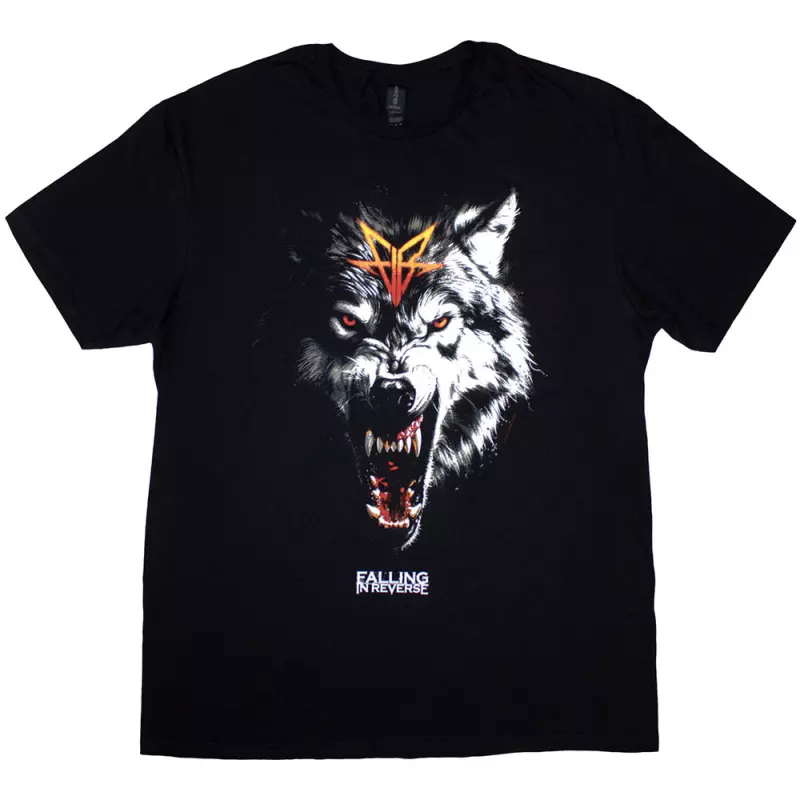 Falling In Reverse Unisex T-shirt: Wolf (x-large) XL