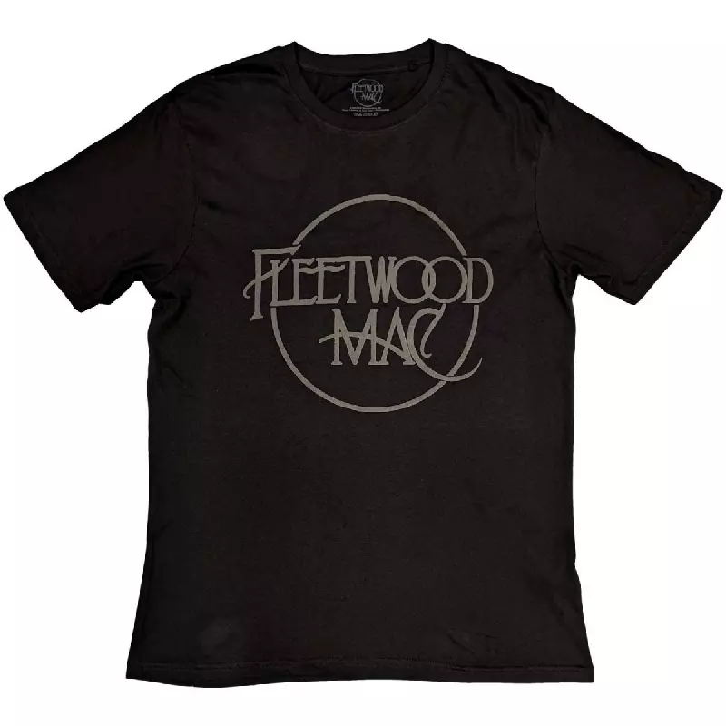 Fleetwood Mac Unisex T-shirt: Classic Logo (hi-build) (small) S