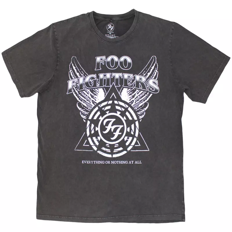 Foo Fighters Unisex Stone Wash T-shirt: Eonaa Logo (medium) M