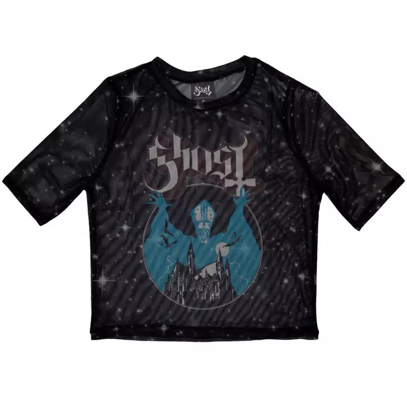 Ghost Ladies Crop Top: Opus (mesh) (medium) M