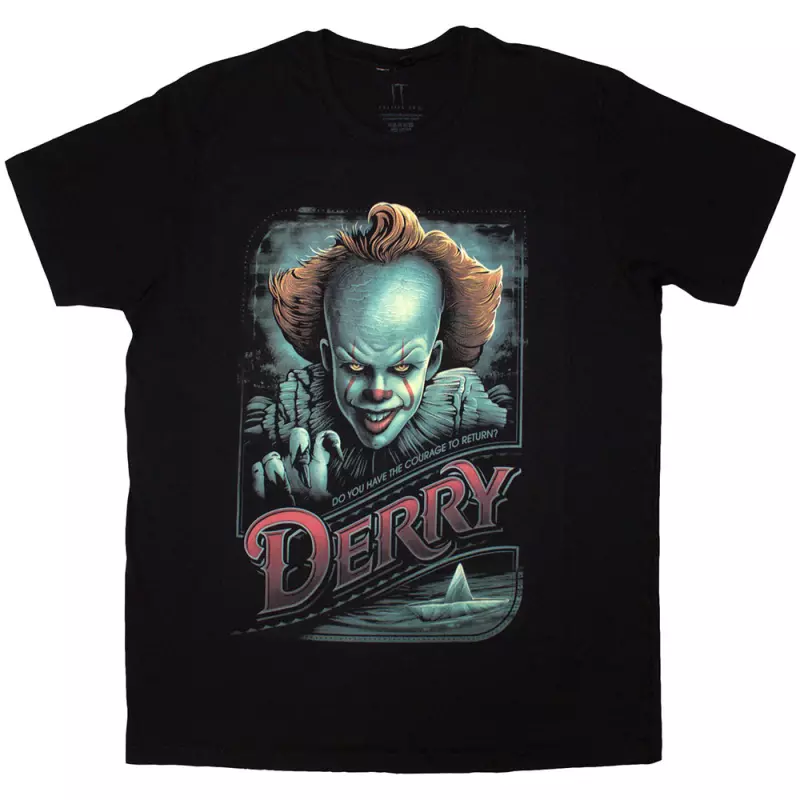 It Unisex T-shirt: Pennywise Derry  (xx-large) XXL