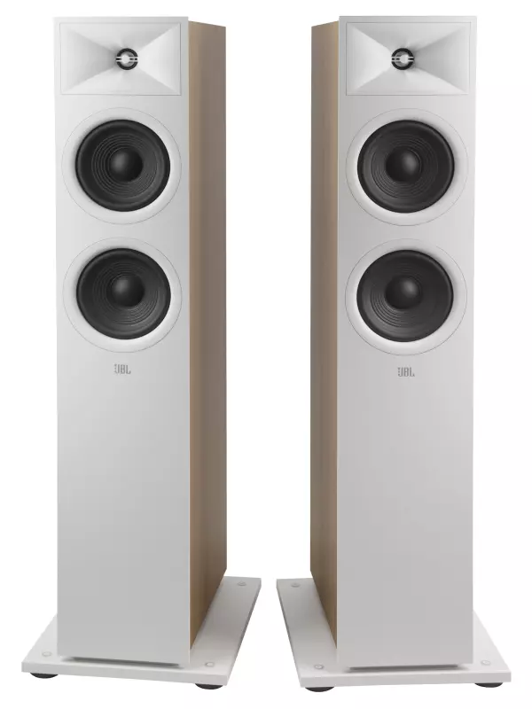 JBL Stage 260F - 2,5-pásmové Podlahové Reprosoustavy, 125 W Rms, 2 X 6,5" - Bílá