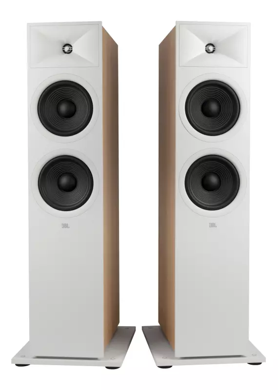 JBL Stage 280F - 2,5-pásmové Podlahové Reprosoustavy, 125 W Rms, 2 X 8" - Bílá