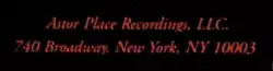 Astor Place Recordings LLC