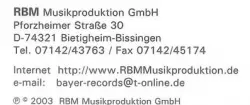 RBM Musikproduktion GmbH