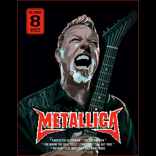 2LP Metallica: Metallica (remastered 2021) (limited Edition) (some Blacker Marbled Vinyl)