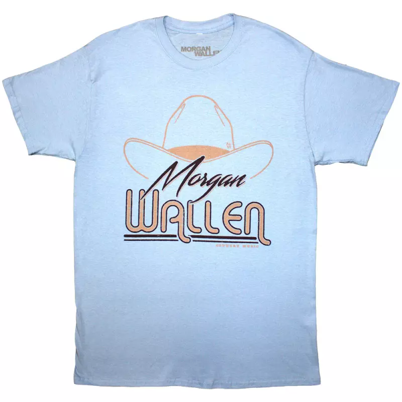 Morgan Wallen Unisex T-shirt: Stetson Hat (medium) M