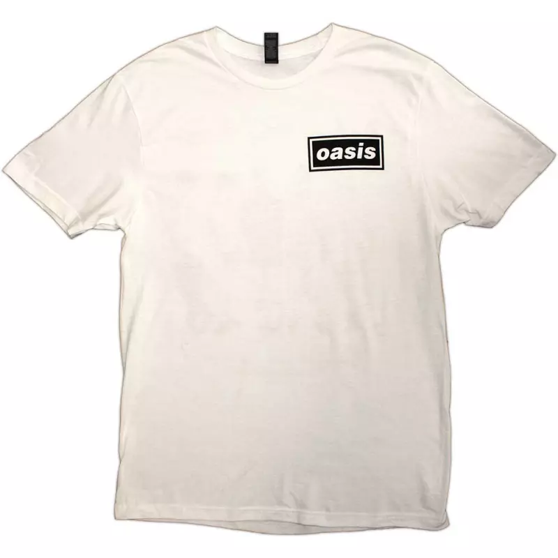 Oasis Unisex T-shirt: Definitely Maybe Promo (back Print) (small) S