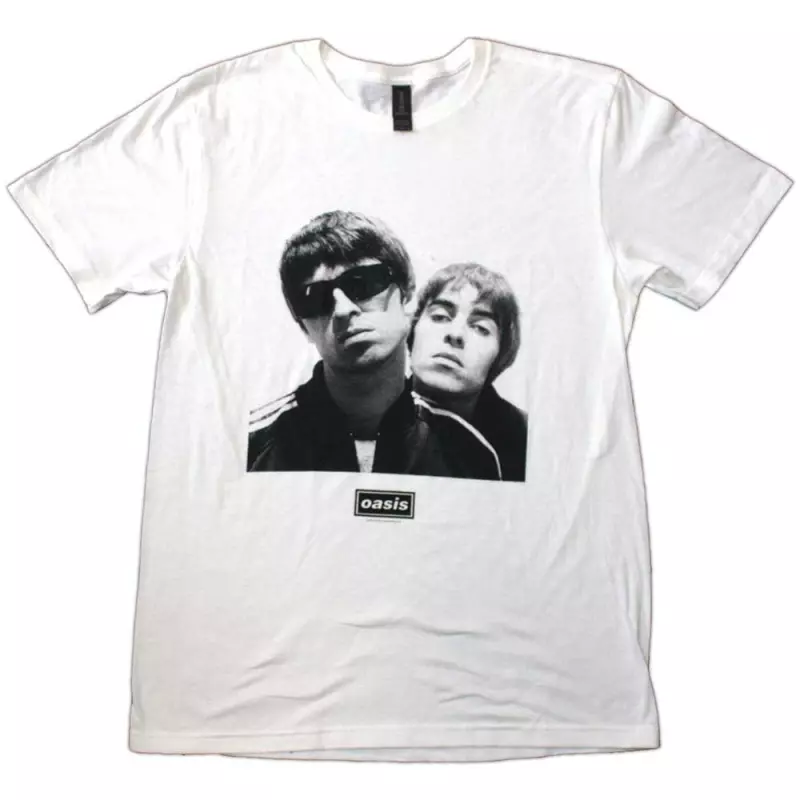 Oasis Unisex T-shirt: Noel & Liam Square Photo (small) S