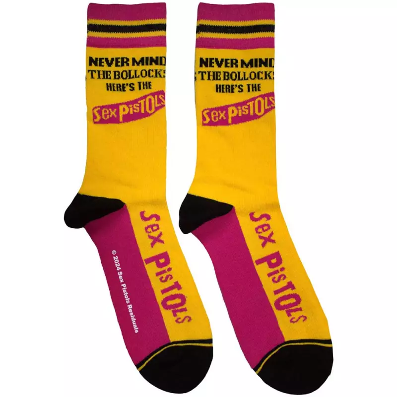 The Sex Pistols Unisex Ankle Socks: Never Mind The Bollocks Stripes