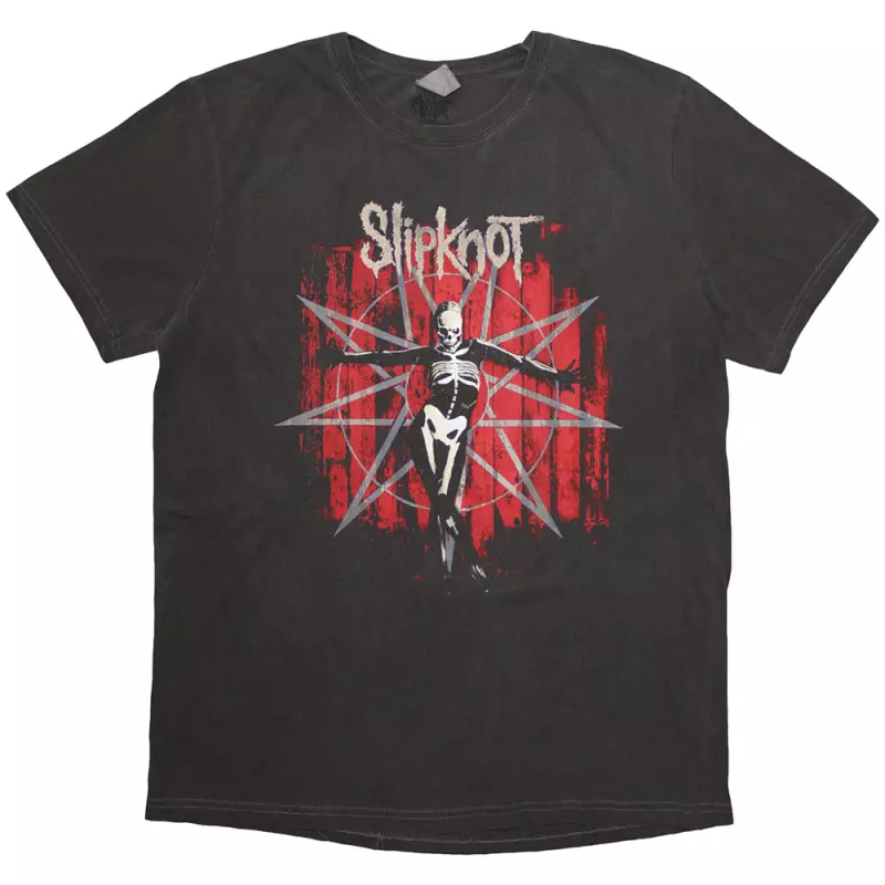 Slipknot Unisex T-shirt: The Gray Chapter Star (back Print & Wash Collection) (x-large) XL