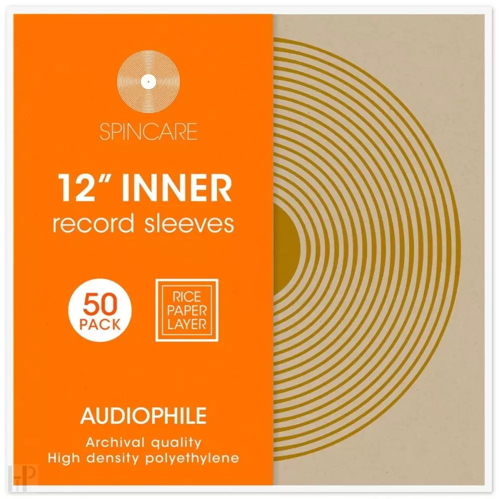 Spincare Audiophile 12 Inch Inner Vinyl Record Sleeves - 50ks