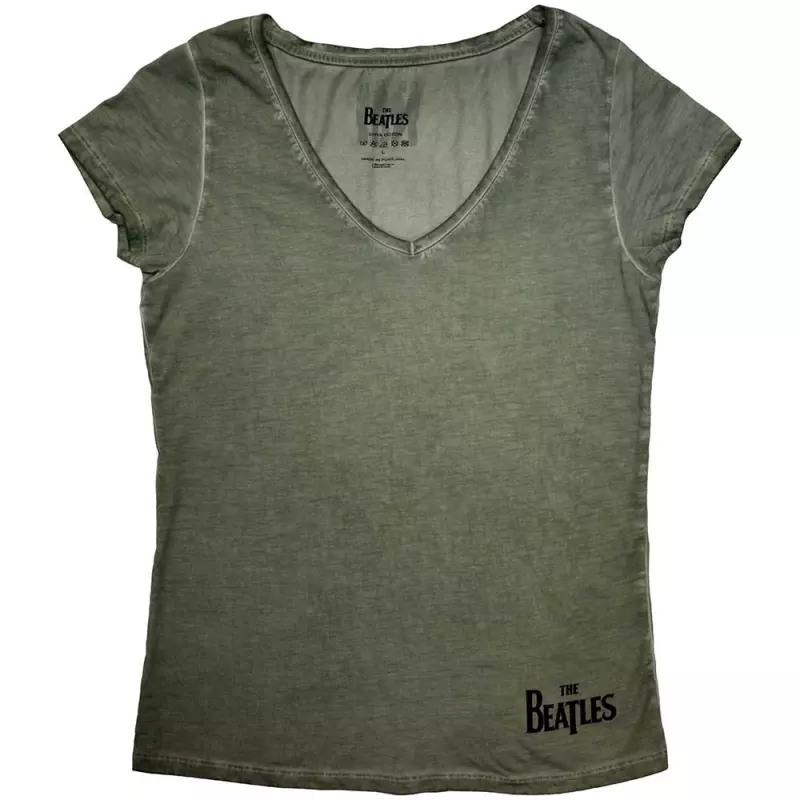 The Beatles Ladies T-shirt: Corner Logo (small) S