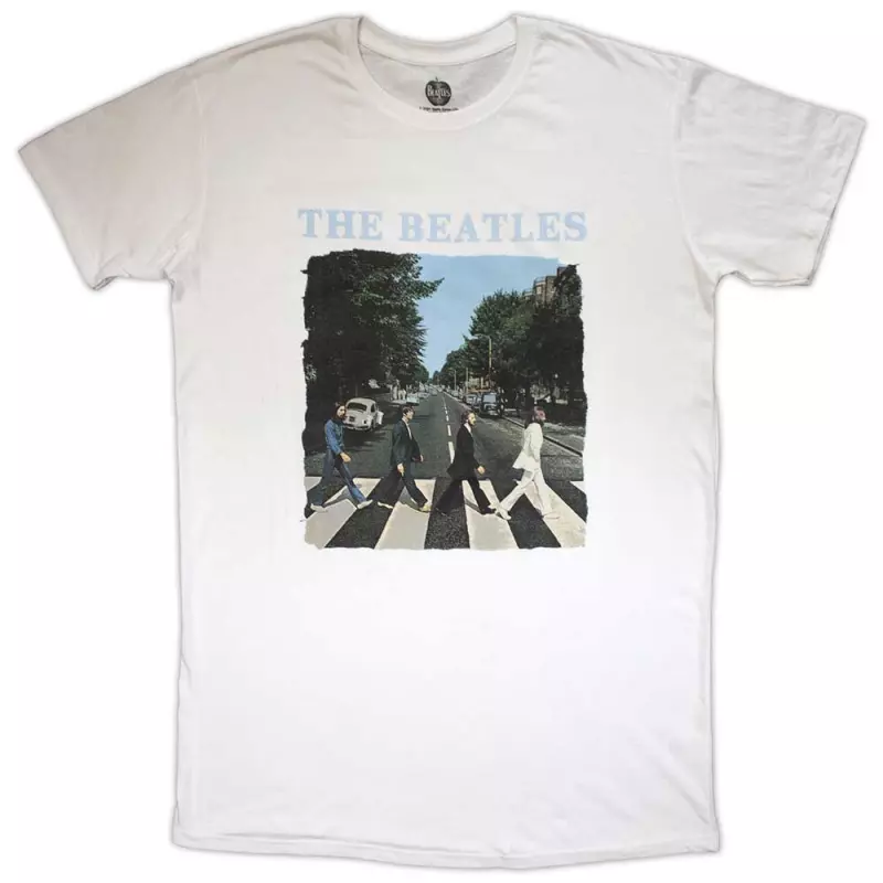 The Beatles Ladies T-shirt Dress: Abbey Road & Logo (small) S