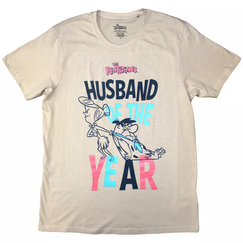 The Flintstones Unisex T-shirt: Husband Of The Year  (medium) M