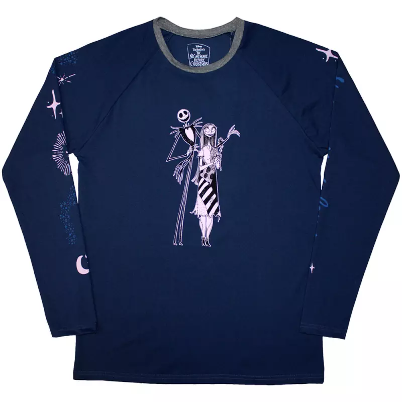 The Nightmare Before Christmas Unisex Long Sleeve T-shirt: Celestial (embellished) (large) L