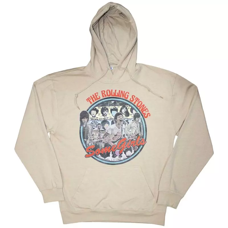 The Rolling Stones Unisex Pullover Hoodie: Some Girls Circle (medium) M