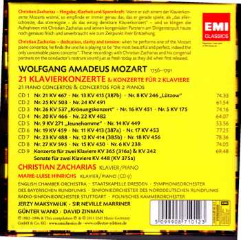 9CD Wolfgang Amadeus Mozart: 21 Piano Concertos & Concertos for 2 Pianos 353