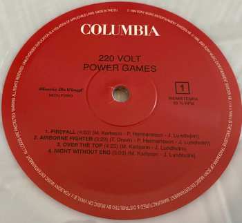 LP 220 Volt: Power Games LTD | NUM | CLR 310415