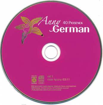 2CD Anna German: 40 Piosenek Anny German DIGI 520