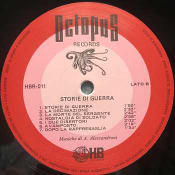 LP Alessandro Alessandroni: Storie Di Guerra LTD 587837