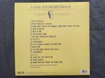 2LP A Day To Remember: Common Courtesy CLR | LTD 594310