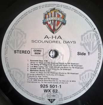 LP a-ha: Scoundrel Days 652752