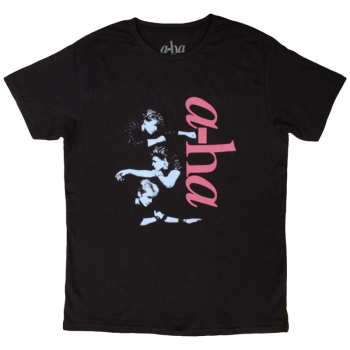 Merch a-ha: A-ha Unisex T-shirt: Vertical Logo (large) L