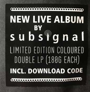 2LP Subsignal: A Song For The Homeless Live In Rüsselsheim 2019 LTD 872