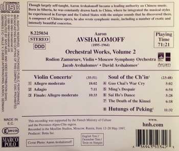 CD Aaron Avshalomov: Orchestral Works, Volume 2 571827