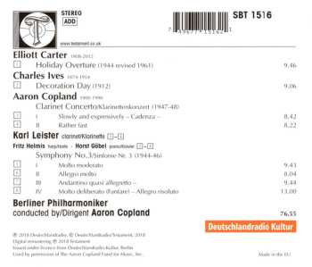 CD Aaron Copland: Symphony No. 3, Clarinet Concerto 557800