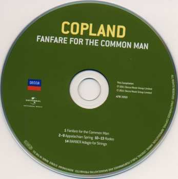 CD Los Angeles Philharmonic Orchestra: Fanfare For The Common Man / Adagio 45560