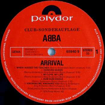 LP ABBA: Arrival 664017