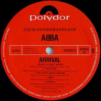 LP ABBA: Arrival 664017