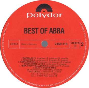 LP ABBA: The Best Of ABBA 639641