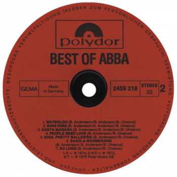 LP ABBA: The Best Of ABBA 71083