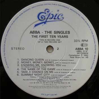 2LP ABBA: The Singles (The First Ten Years) 632321