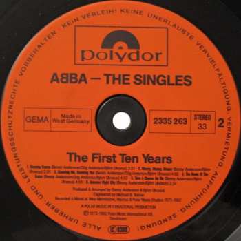 2LP ABBA: The Singles (The First Ten Years) 632738