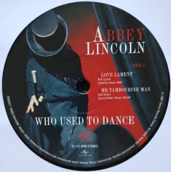 2LP Abbey Lincoln: Who Used To Dance LTD | CLR 647697