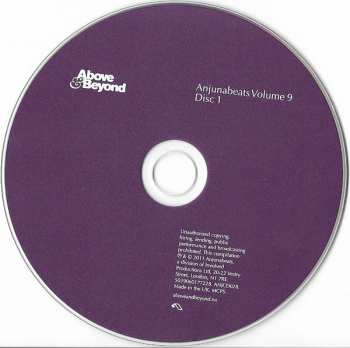 2CD Above & Beyond: Anjunabeats Volume 9 DIGI 183045