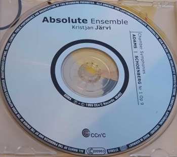 CD Absolute Ensemble: Chamber Symphonies Adams | Schoenberg Nr 1 Op 9 547649