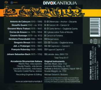 SACD Accademia Strumentale Italiana, Verona: Early Baroque Music ... E Per Concerto di Viole   547369