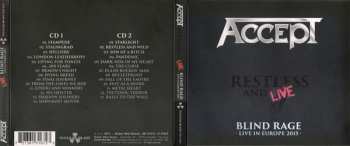 2CD Accept: Restless And Live (Blind Rage - Live In Europe 2015) DIGI 30215